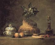 Jean Baptiste Simeon Chardin There is the still-life pastry cream Spain oil painting artist